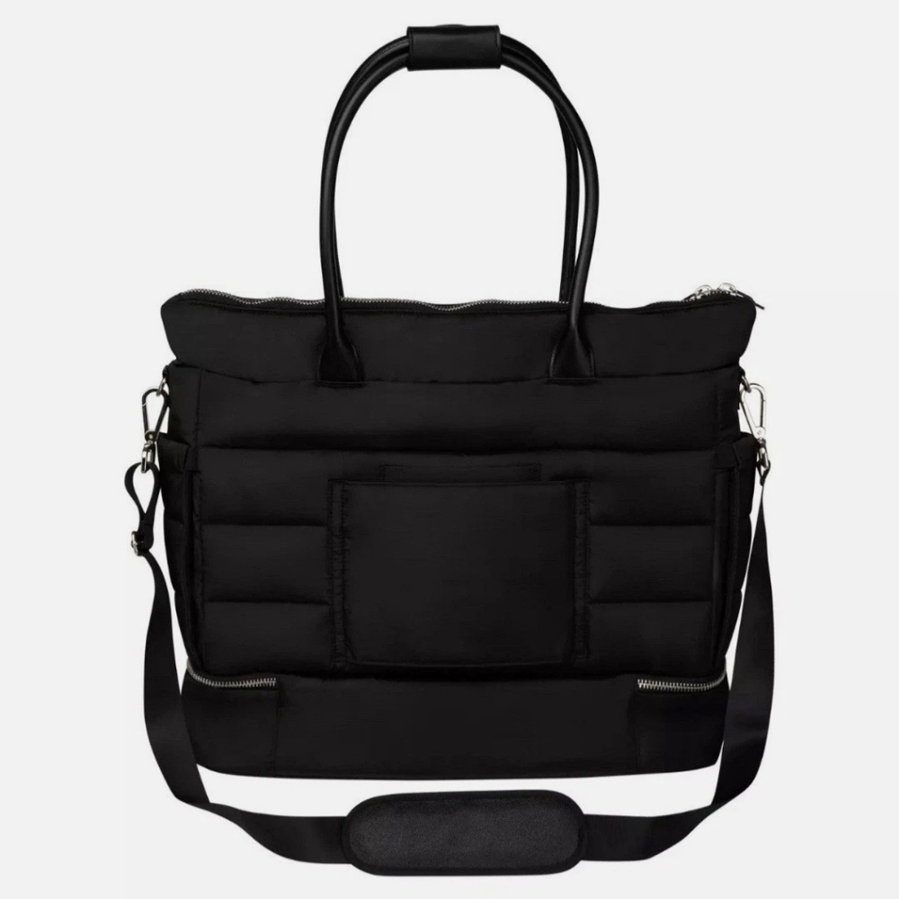 iPack Black Puffy Tote Bag